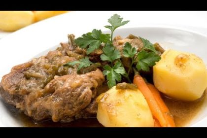 Receta de tradicional pavo guisado