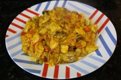 Receta de arroz a la marinera