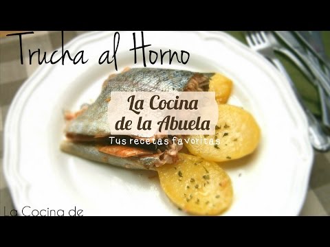 Receta de trucha asalmonada al horno