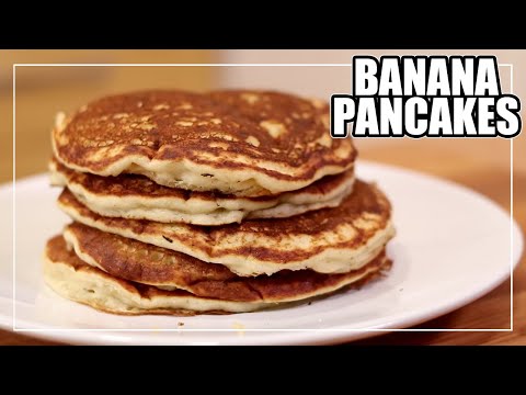 Receta de tortitas de plátano con chocolate