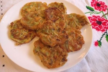 Receta de tortitas de flor de calabaza