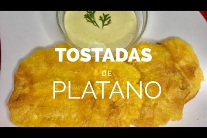 Receta de tostada con banana y queso