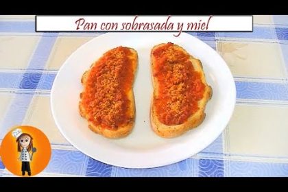 Receta de tostadas de sobrasada con miel