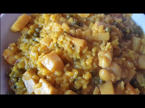 Receta de arroz caldoso en olla express