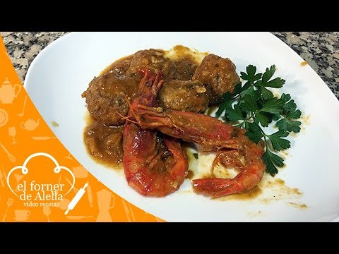 Receta de albóndigas de gambas