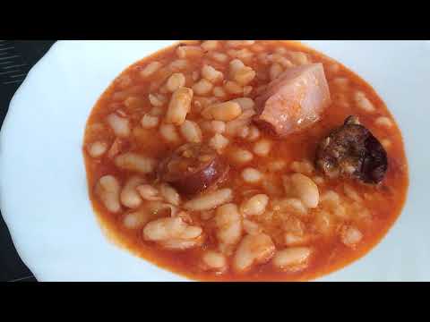 Receta de alubias con chorizo de bote