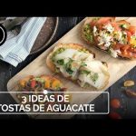 Receta de tostas de aguacate