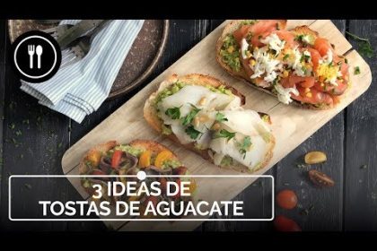 Receta de tostas de aguacate