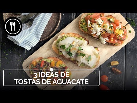 Receta de tostas de aguacate