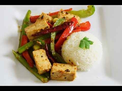 Receta de verduras salteadas con tofu