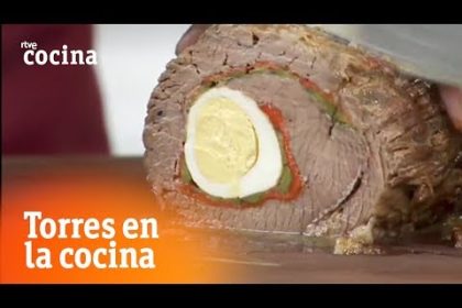 Receta de aleta de ternera rellena al horno con salsa