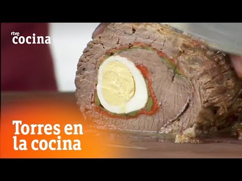 Receta de aleta de ternera rellena al horno con salsa