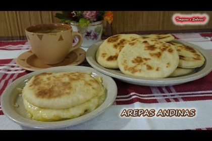 Receta de arepas andinas de maíz