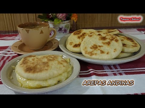 Receta de arepas andinas de maíz