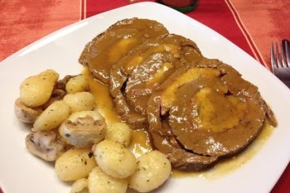 Receta de aleta de ternera rellena