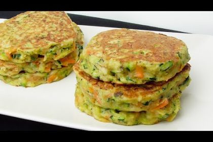 Receta de tortitas de verduras