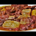 Receta de alubias negras con costilla de cerdo