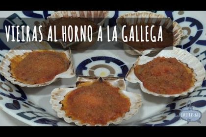 Receta de vieiras al horno