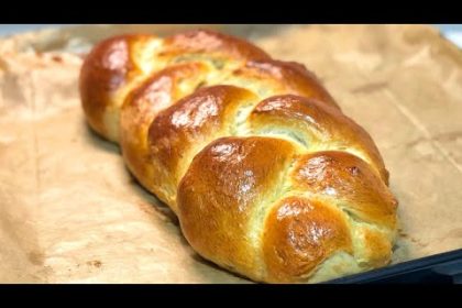 Receta de trenza de brioche rellena de chocolate