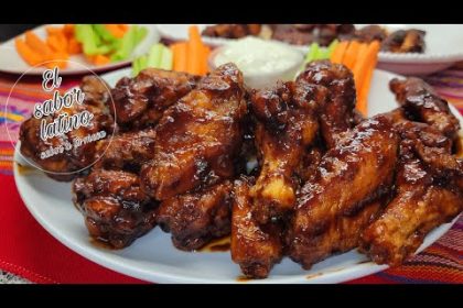 Receta de alitas de pollo en salsa bbq artesanal