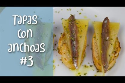 Receta de anchoas con queso de nata