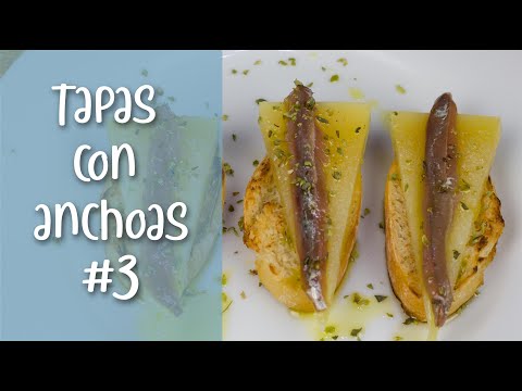 Receta de anchoas con queso de nata