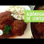 Receta de albóndigas de lentejas veganas