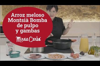 Receta de arroz caldoso con pulpo y gambas