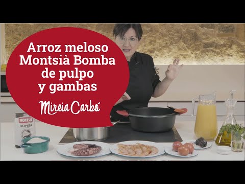 Receta de arroz caldoso con pulpo y gambas