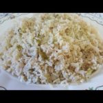 Receta de arroz blanco con tomate verde