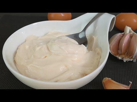 Receta de alioli con turmix