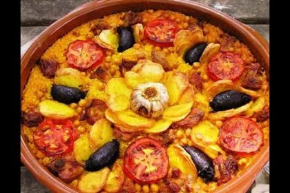 Receta de arroz al horno valenciano