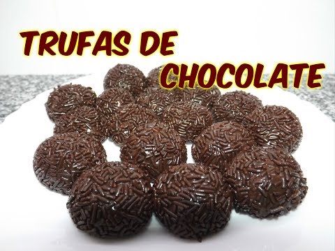 Receta de trufas de chocolate caseras y fáciles