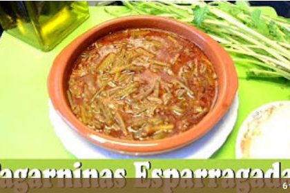 Receta de verduras esparragadas