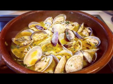 Receta de almejas a la gallega