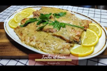 Receta de truchas al orégano con limón