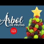 Receta de árbol de navidad con frutas y gominolas