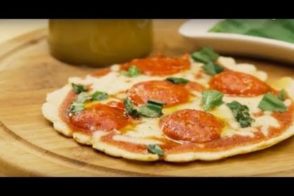 Receta de arepizza de mozzarella