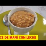 Receta de turrón de maní con leche