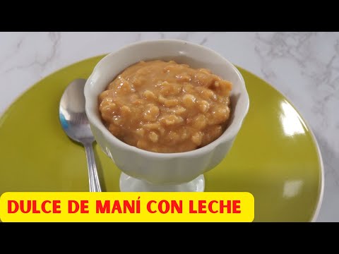 Receta de turrón de maní con leche