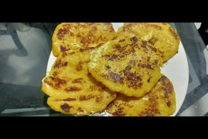 Receta de arepas de plátano verde sin harina