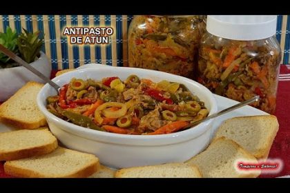 Receta de antipasto de atún fácil