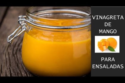 Receta de vinagreta de mango