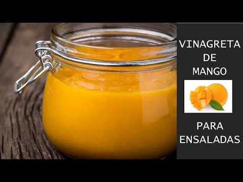 Receta de vinagreta de mango