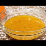 Receta de vinagreta de naranja y miel