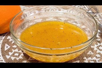 Receta de vinagreta de naranja y miel