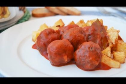 Receta de albóndigas de ternera en salsa de tomate casera