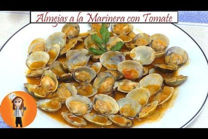 Receta de almejas a la marinera con tomate