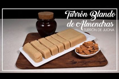 Receta de turrón de jijona y alicante