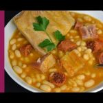 Receta de alubias con panceta y chorizo